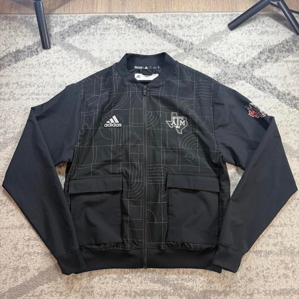 Adidas Texas A&M Playoff Full-Zip Jacket women’s Small tax slayer gator bowl
